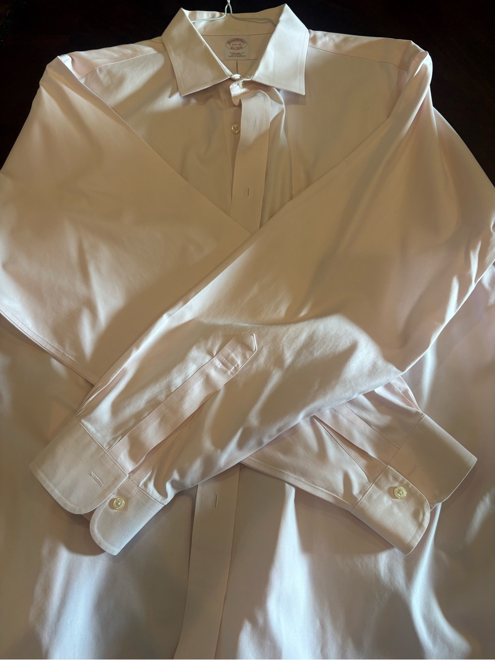 Brooks Brothers Light Pink Dress Shirt - Point Collar